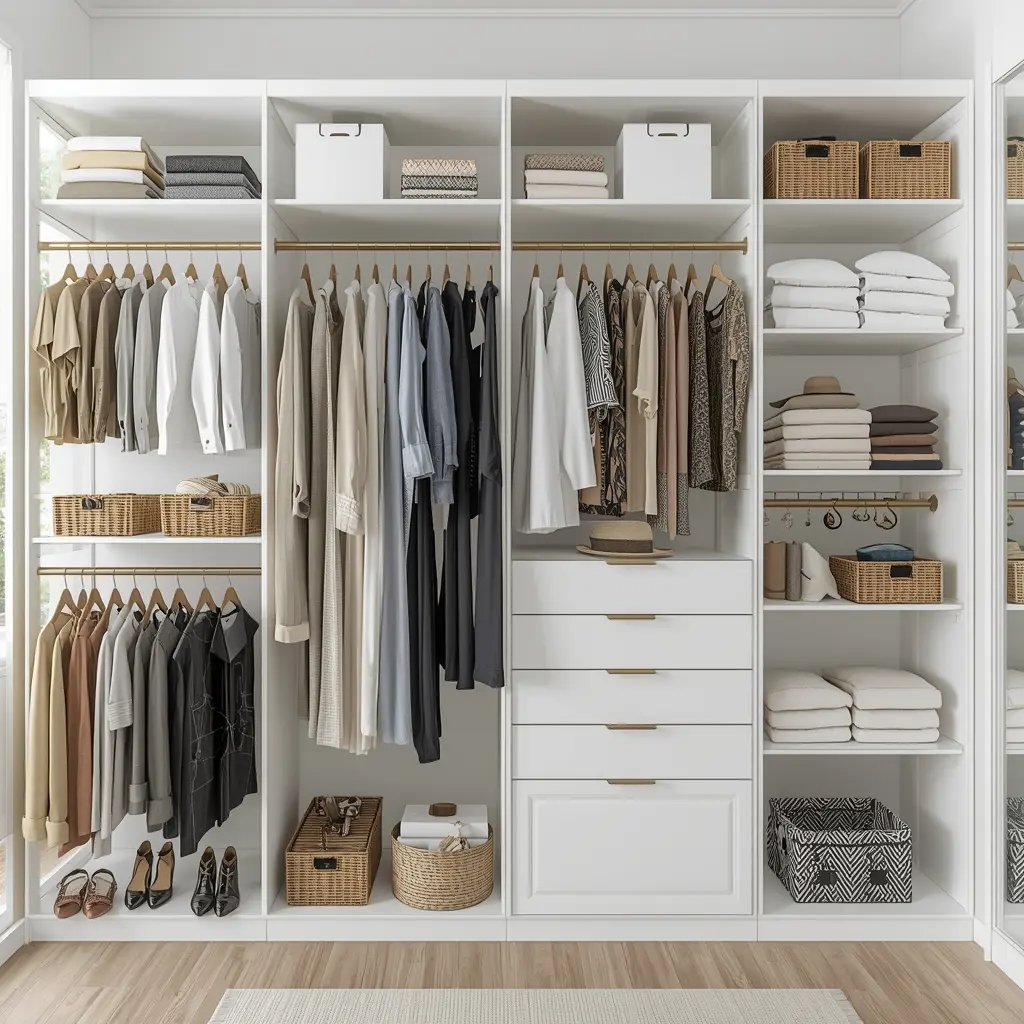 Organised Wardrobe